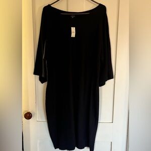 NWT Talbot Pure Merino Wool Elegant Black Dress Retails $139